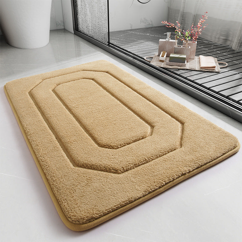 Quick Drying Floor Mat At The Entrance Of The Bathroom