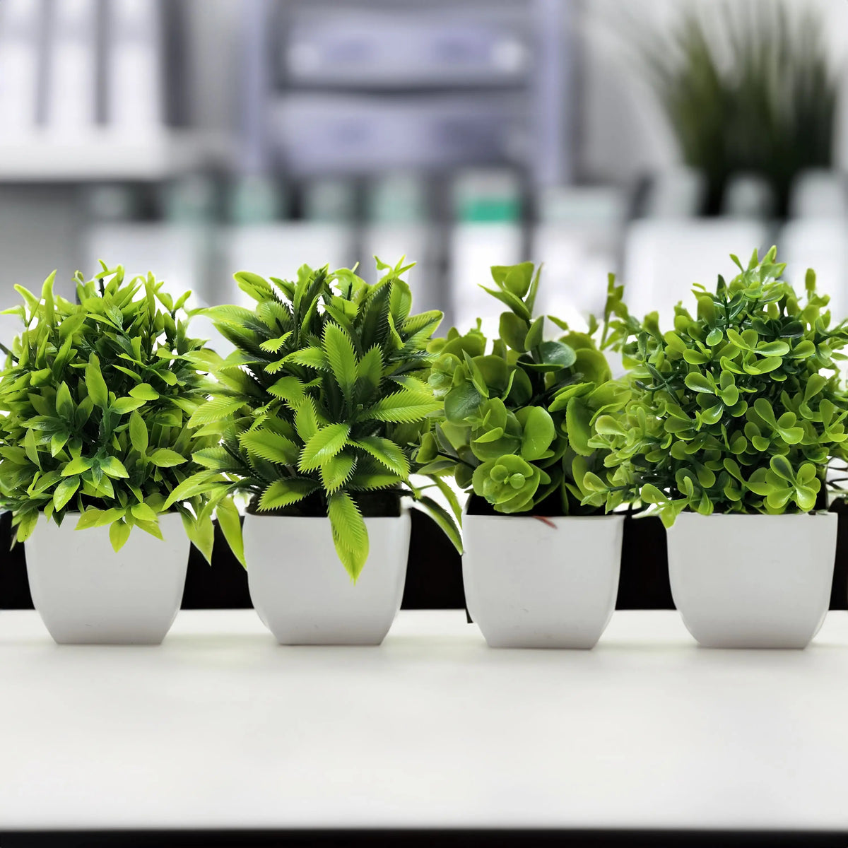Tree Window Sill Office Table Desktop Decoration Plastic Garden Fake Plant