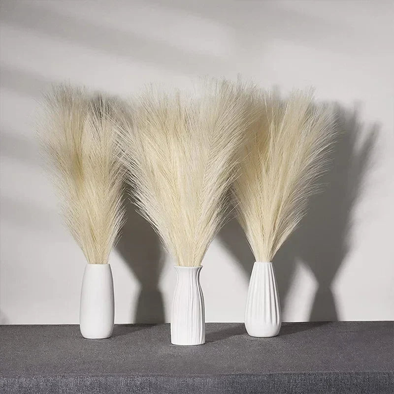 Artificial Fluffy Pampas Grass Bouquet Wedding Party Decoration Flowers