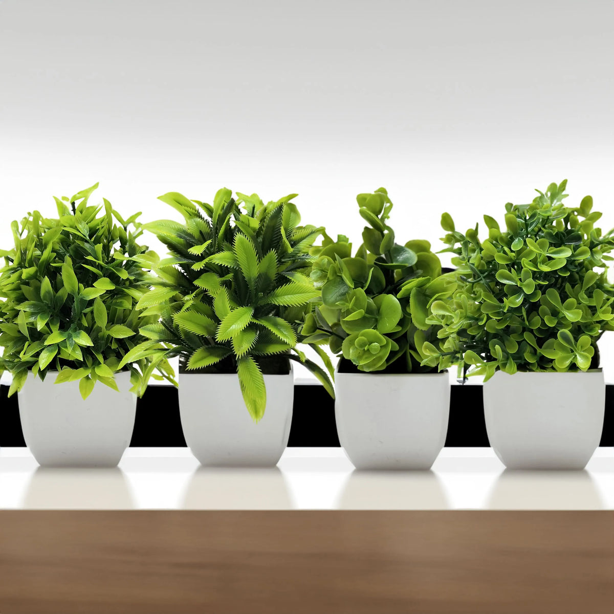 Tree Window Sill Office Table Desktop Decoration Plastic Garden Fake Plant