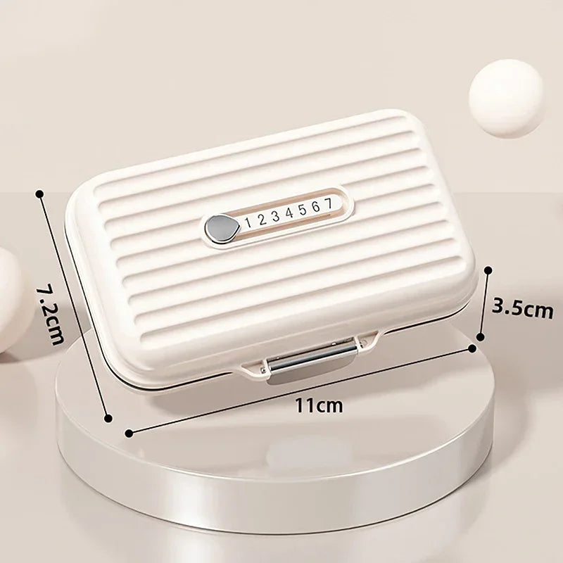 7 Grids Mini Portable Pill Box Weekly Medicine Vitamin Storage Organizer Travel Tablets Sealed Box Pills Case Container