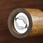Wooden Pepper Mill Manual Salt Spice Grinder With Adjustable Ceramic Core