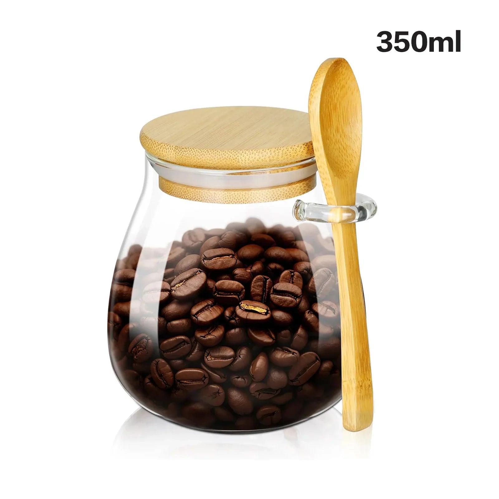 Airtight Food Containers Kitchen Storage Pots Glass Jar with Lid Sealed Canister Sugar and Tea Cans Hermetic Kitchen Coffee Jars