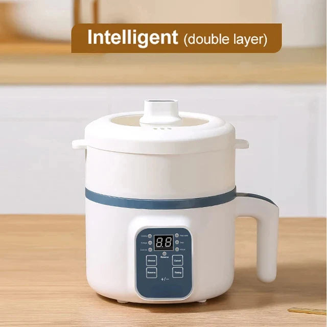 For  Rice Cooker Single Double Layer Multi Cooker Non-Stick Hotpot Pan  Appliances for The Kitchen Pots 1-2 People