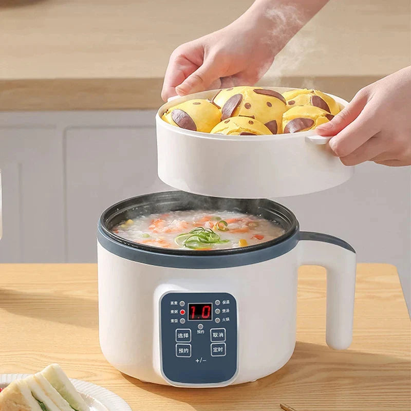 For  Rice Cooker Single Double Layer Multi Cooker Non-Stick Hotpot Pan  Appliances for The Kitchen Pots 1-2 People