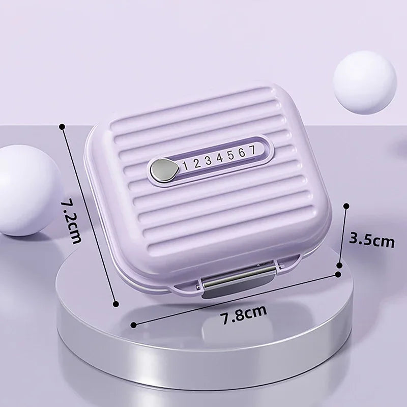 7 Grids Mini Portable Pill Box Weekly Medicine Vitamin Storage Organizer Travel Tablets Sealed Box Pills Case Container