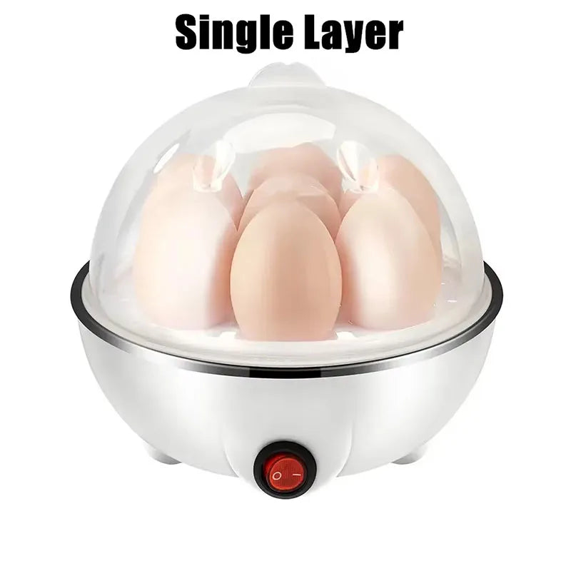 Multifunctional egg cooker electric egg cooker double-layer corn syrup instant breakfast boiled egg steamer kitchen appliances