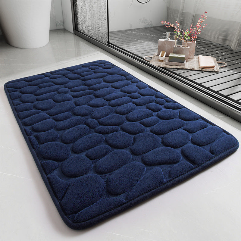 Quick Drying Floor Mat At The Entrance Of The Bathroom